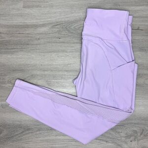 Xersion Quick-Dri Lilac 7/8 Women's Ankle Yoga Workout Leggings (S)